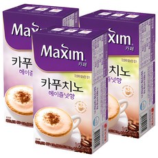 Maxim 麥心 卡布奇諾沖泡粉隨身包 榛果味 130g, 13g, 10條, 3盒