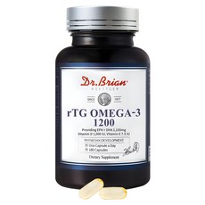 Dr.Brian ROETTGER rTG Omega-3魚油, 180顆, 1罐