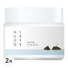 ROUND LAB 獨島 1025面霜, 2個, 80ml